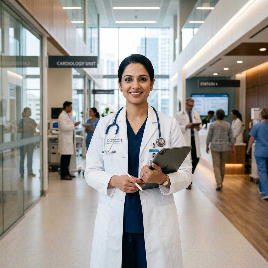 Healthcare provider managing EMR on ClinicKare